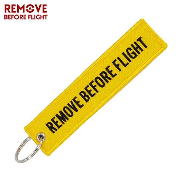 Motorcycle Keychain with Embroidery | Real Men Like Curves Keyring additional angle