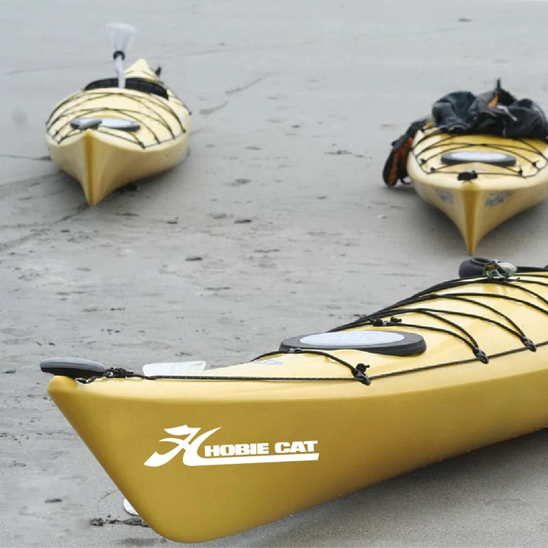 Set of 2 Hobie Cat Sailing Boat Decals | Removable Vinyl Stickers for Racing Sport an alternate view