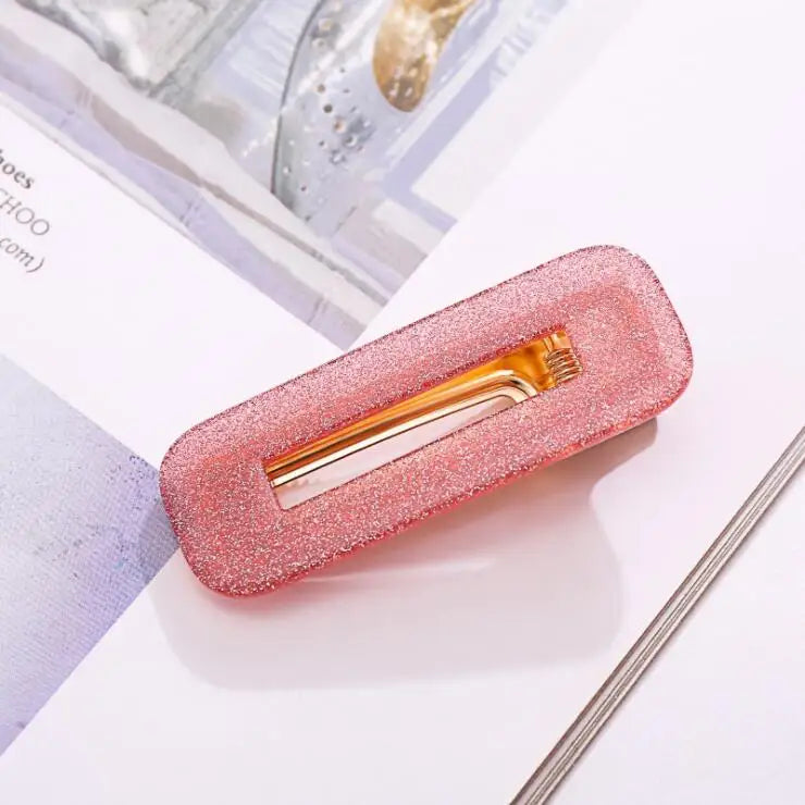 2019 Popular Fashion Acetate Sweet Hairpins Girls Hair Clips Pin Barrette Accessori additional angle