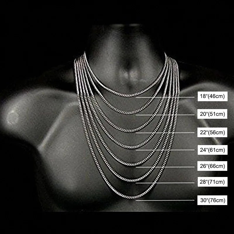 Vnox Men's Cuban Link Chain Necklace | Stainless Steel Black Gold Color Choker Jewelr lifestyle view