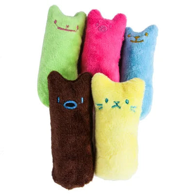 Teeth Grinding Catnip Toys Funny Interactive Plush Cat Toy Pet Kitten Chewing Vocal T lifestyle view