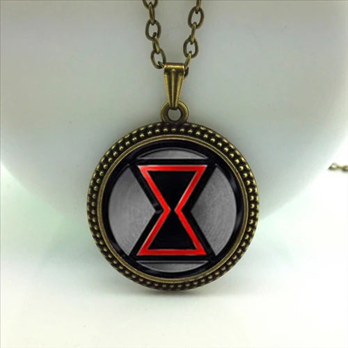 2017 New Emblem Necklace Women Pendant Novel Geometric Photo Jewelry Glass Cabochon Neck detail view