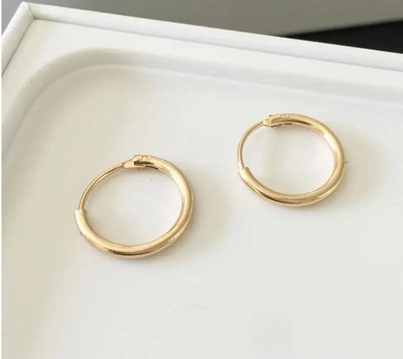 Wild Simple Pearl Bean Earrings additional angle