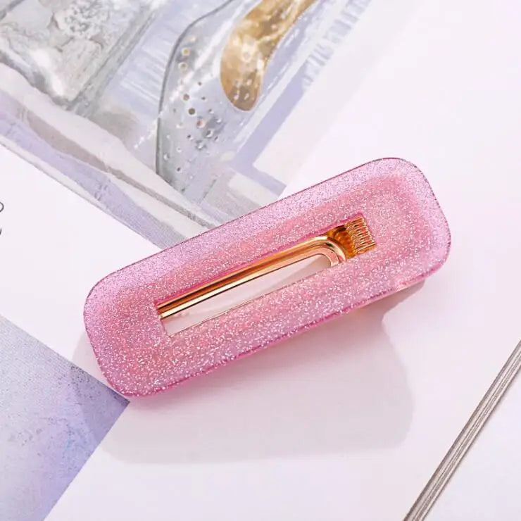 2019 Popular Fashion Acetate Sweet Hairpins Girls Hair Clips Pin Barrette Accessori additional angle