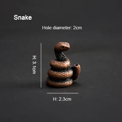 PINNY Metal Chinese Zodiac Incense Holder | Mini 12 Animals Stick Incense Base lifestyle view