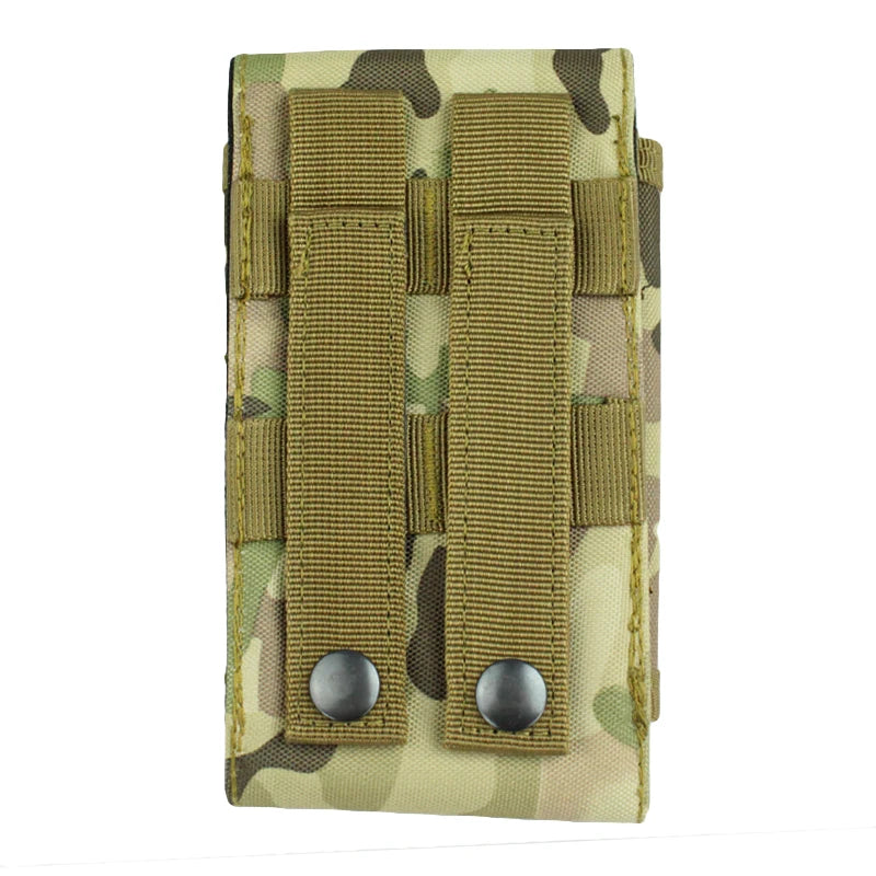 Outdoor Tactile Phone Pouch | MOLLE System Cell Phone Holder additional angle