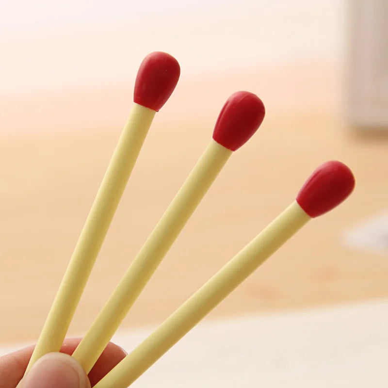 5pcs Match Shape Mini Ballpoint Pen Novelty Plastic Ballpoint Pens close-up view