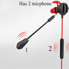 Gaming Headset with 7.1 Surround Sound and Noise-Cancelling Mic | Wired PC Earphones f close-up view