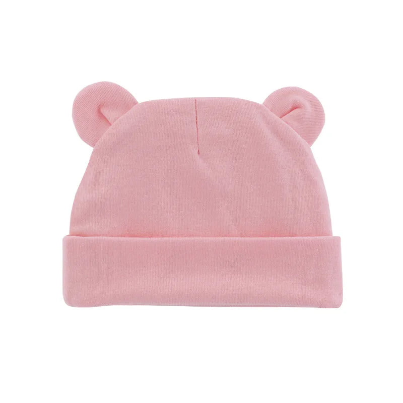 Soft Cotton Newborn Beanie Hat | Unisex Baby Cap for 0-12 Months detail view