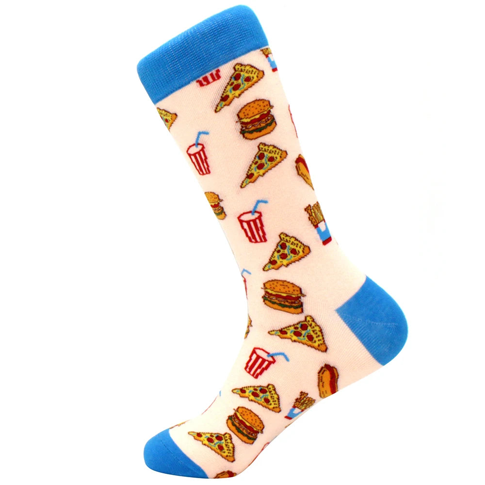 Sock Combed Cotton Funny Men's Big Size Crew Harajuku Hip Hop Thick Long Socks detail view