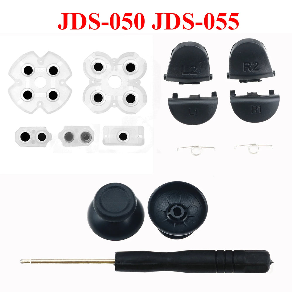 PS4 Trigger Button and Analog Stick Mod Kit | Compatible with JDS JDM 030 040 011 050 close-up view