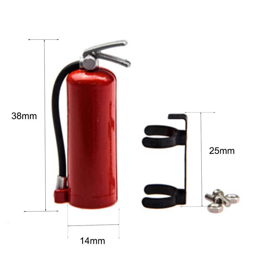 1:10 Scale Accessories Simulated Decoration Tools Shovel Fire-Extinguisher Oil Drum f lifestyle view