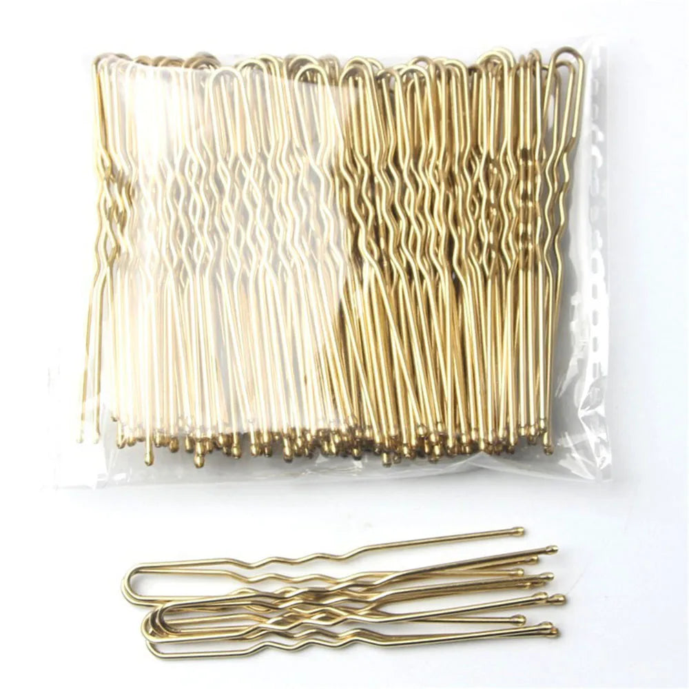 50 Pcs/Bag 6cm Hair Pins And Clips U Shaped Hairclip Bobby Pins For Women Girls Hairpins detail view