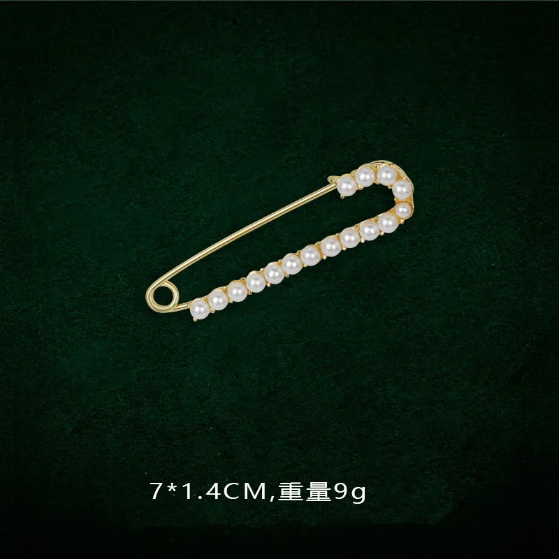 Cute Refined Crystal Rhinestone Branch Brooches Hijab Pins For Women Suit Scarf Flower Brooch Pin Jewelry