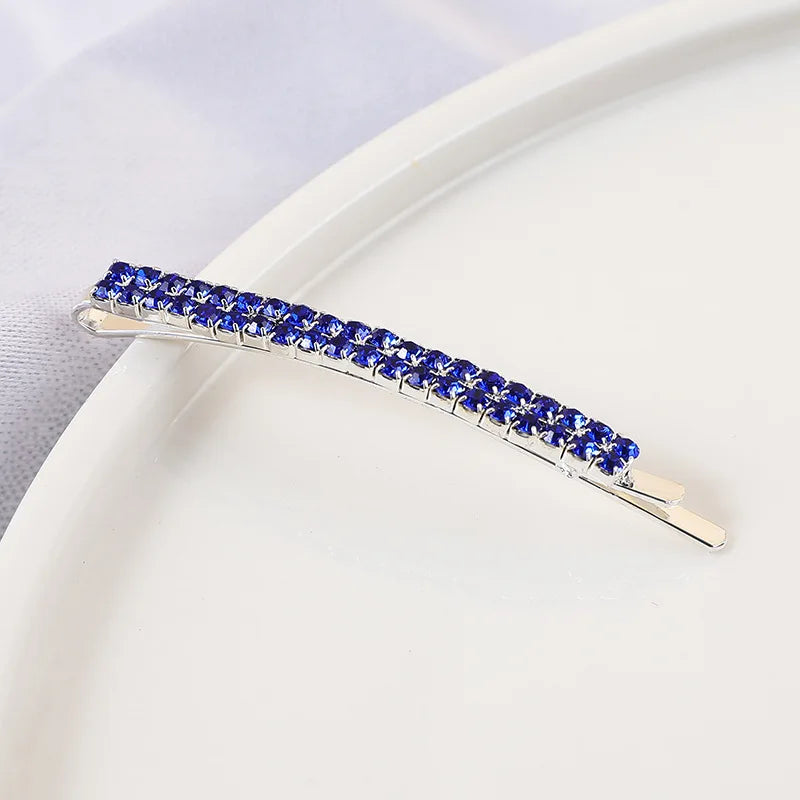 2020 New Elegant Rhinestone Hairpins Women Girls Hair Clips Pin Accessories Hair Orna lifestyle view
