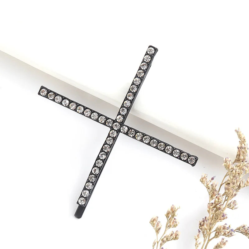 2020 New Elegant Rhinestone Hairpins Women Girls Hair Clips Pin Accessories Hair Orna alternate view