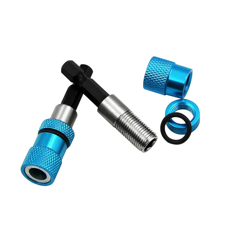 1/4 Inch Hex Shank Screw Depth Magnetic Screwdriver Bit Holder | Adjustable Depth Bit close-up view