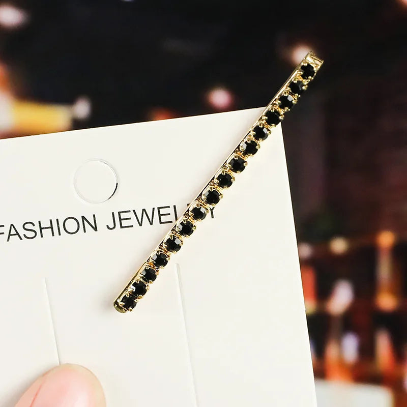 2020 New Elegant Rhinestone Hairpins Women Girls Hair Clips Pin Accessories Hair Ornam close-up view