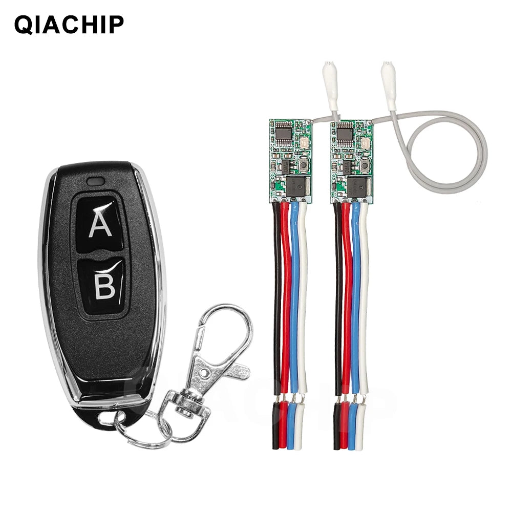 QIACHIP 433MHz Wireless Remote Control Switch Long Range Mini Receiver 3.6V 12V 24V a lifestyle view