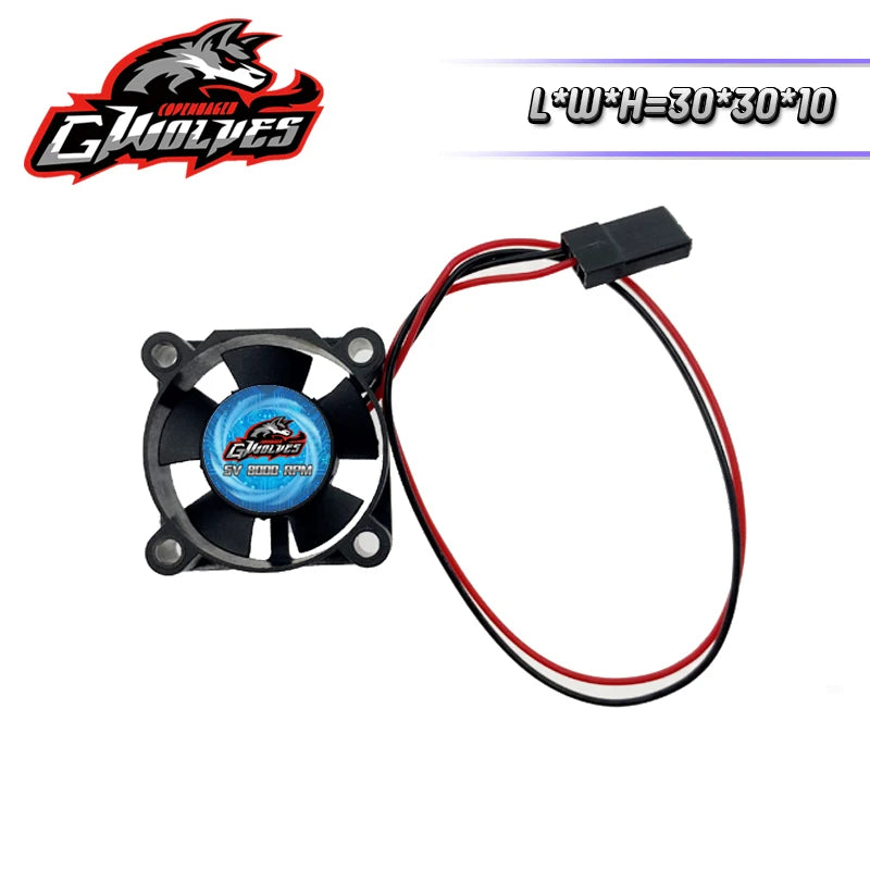 RC fan 25/30/35/40/50mm 8000RPM 5V-7V DC High wind cool Motor ESC fan heat sink 30/60 lifestyle view