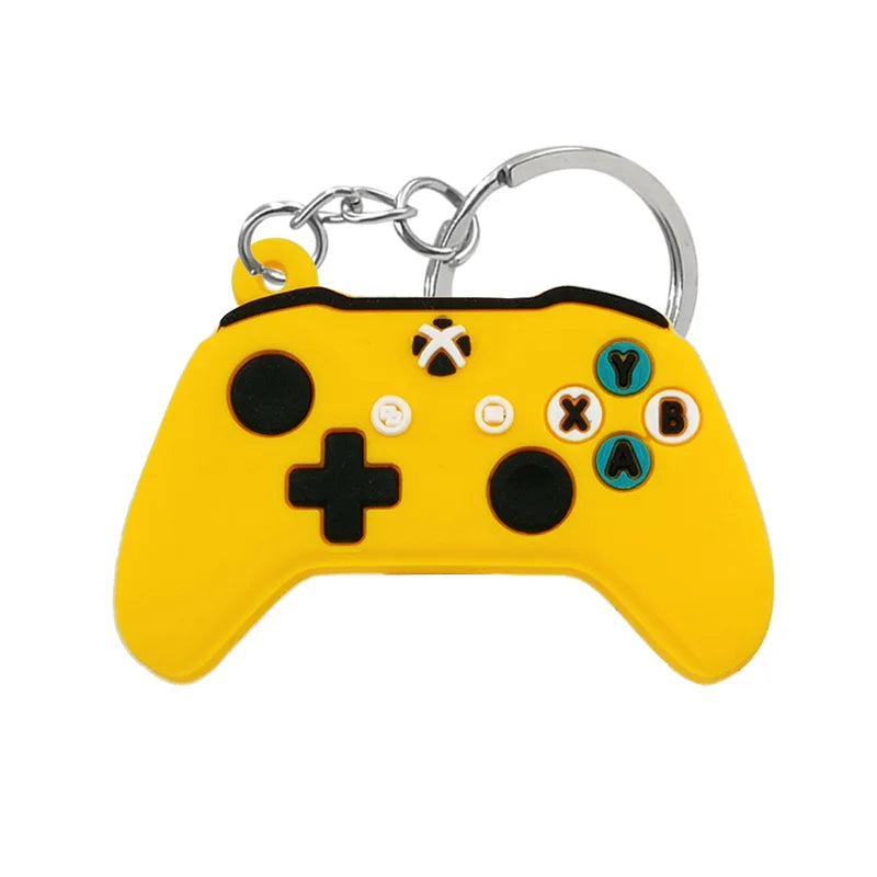 1PCS PVC new style Game Machine Keychain & Keyring Cute Gamepad Joystick Key Chain Keych detail view