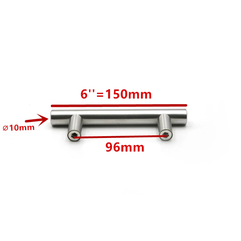 Modern Gold Brushed Straight Cupboard Handles Knobs lifestyle view