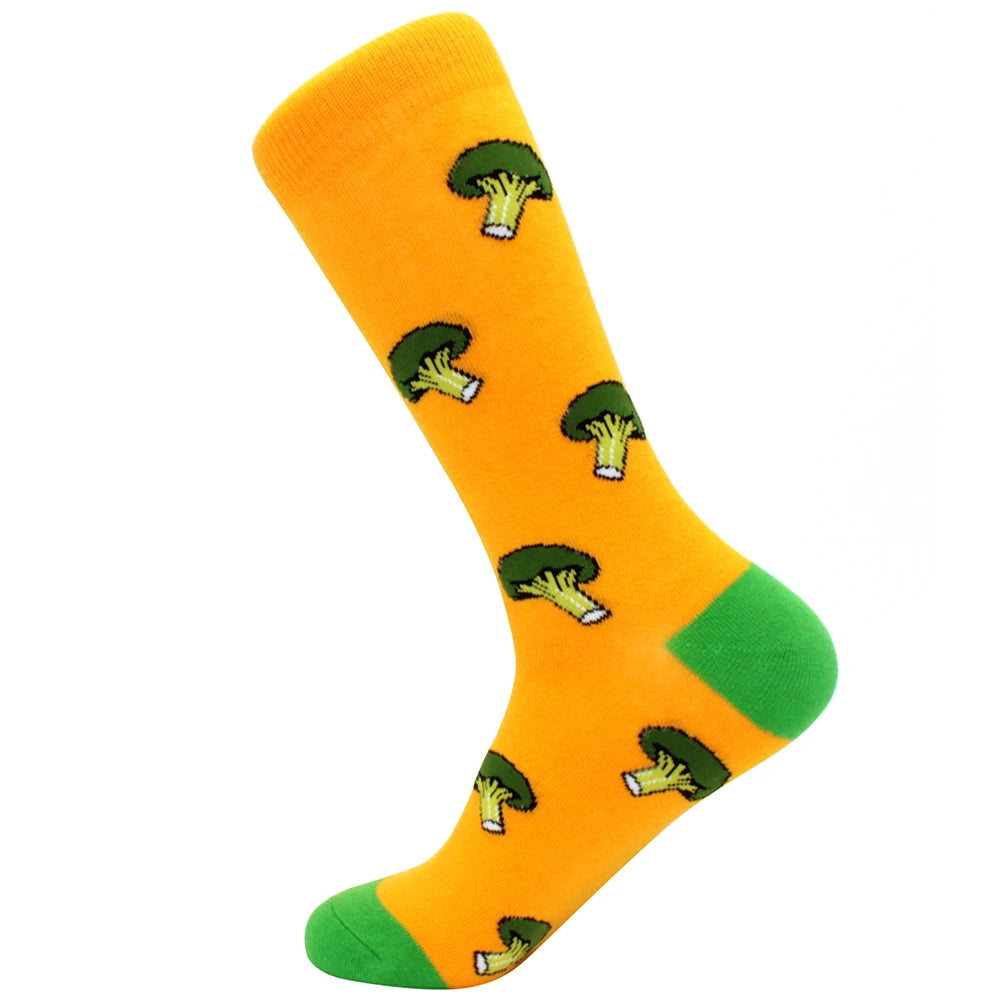 Sock Combed Cotton Funny Men's Big Size Crew Harajuku Hip Hop Thick Long Socks detail view