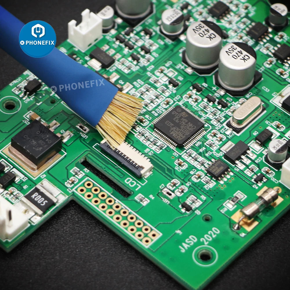 Anti-Static Brush Double Head ESD Safe Kit | Phone Motherboard Cleaning Tool additional angle