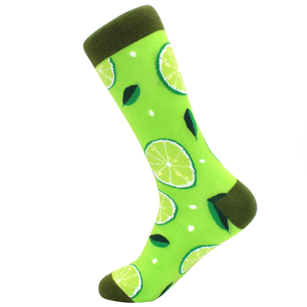 Sock Combed Cotton Funny Men's Big Size Crew Harajuku Hip Hop Thick Long Socks detail view