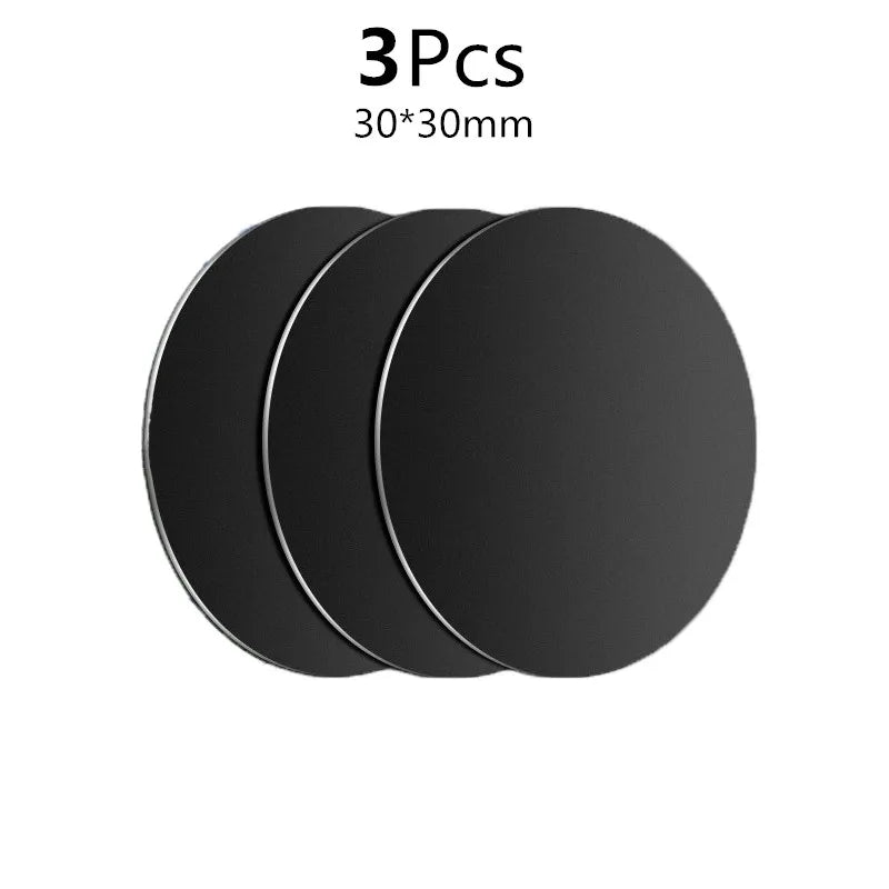 1pcs/3pcs/5pcs Metal Plate Sticker Disk Iron Sheet for Magnet Phone Holder for Magnetic detail view
