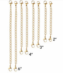 Stainless Steel Extender Chain Set for Necklace Bracelet | DIY Jewelry Making Supplies detail view
