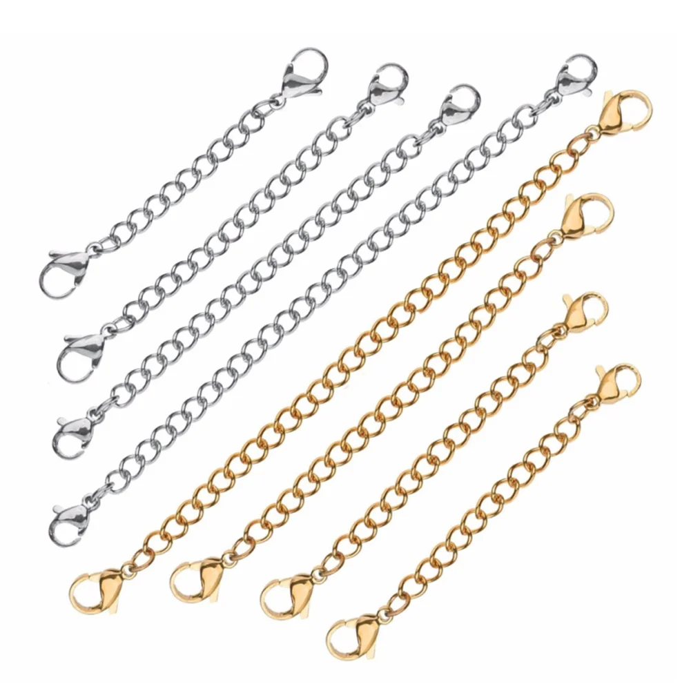 Stainless Steel Extender Chain Set for Necklace Bracelet | DIY Jewelry Making Supplie alternate view