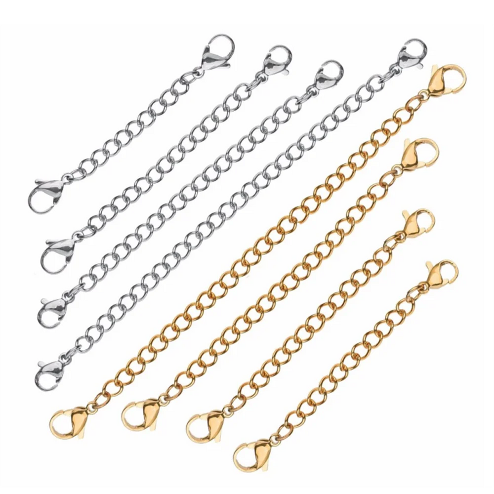 Stainless Steel Extender Chain Set for Necklace Bracelet | DIY Jewelry Making Supplie alternate view
