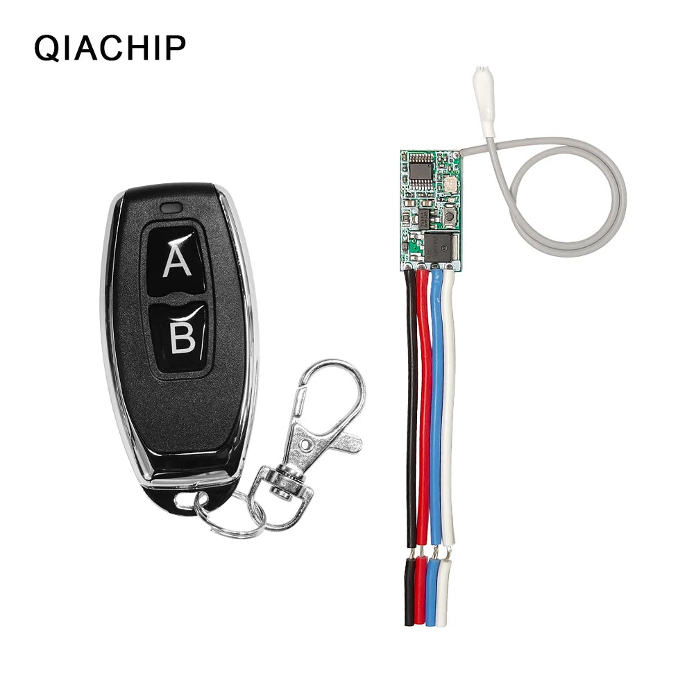 QIACHIP 433MHz Wireless Remote Control Switch Long Range Mini Receiver 3.6V 12V 24V a alternate view