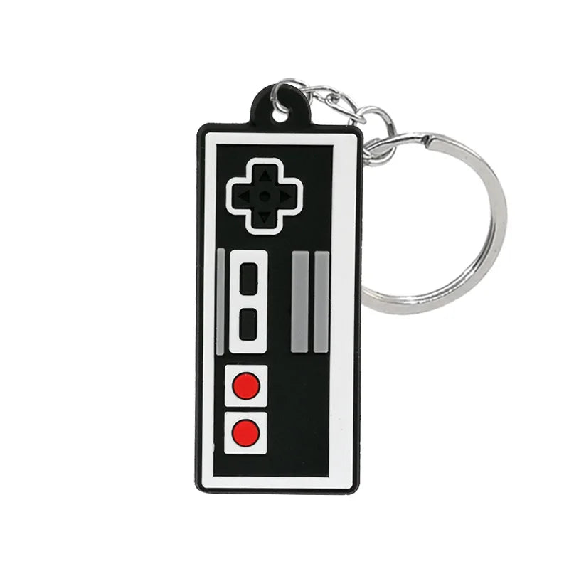 1PCS PVC new style Game Machine Keychain & Keyring Cute Gamepad Joystick Key Chain Ke alternate view