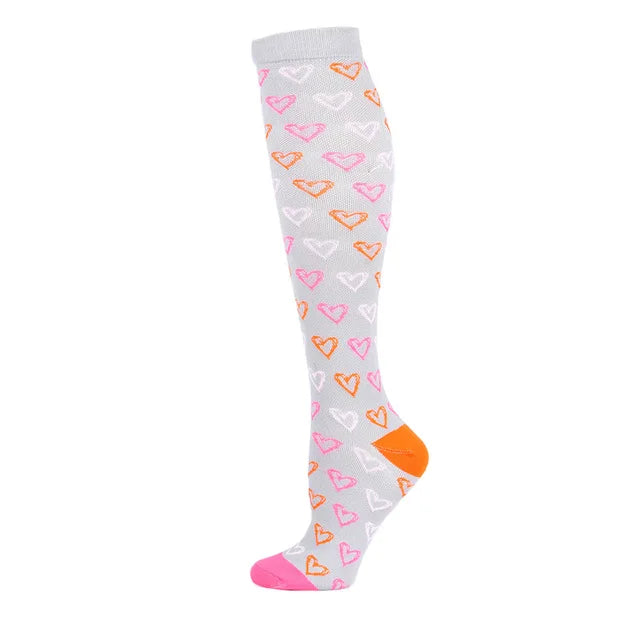 58 Styles Compression Socks Women Medical Nursing Stockings 20-30mmHg Edema Diabetes Varicose Veins Running Compression Socks