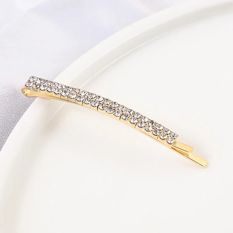 2020 New Elegant Rhinestone Hairpins Women Girls Hair Clips Pin Accessories Hair Ornaments Hairclip Hairgrip Barrettes Headdress