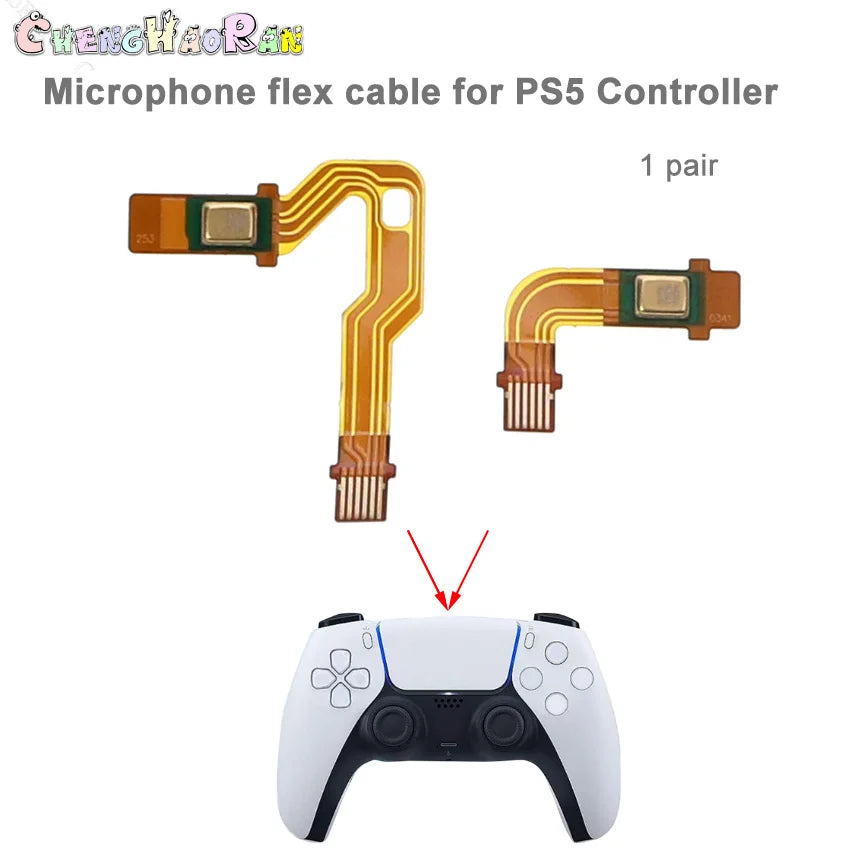 PS5 Microphone Flex Cable | Inner Mic Ribbon Cable Replacement for Sony PlayStation 5 Controller