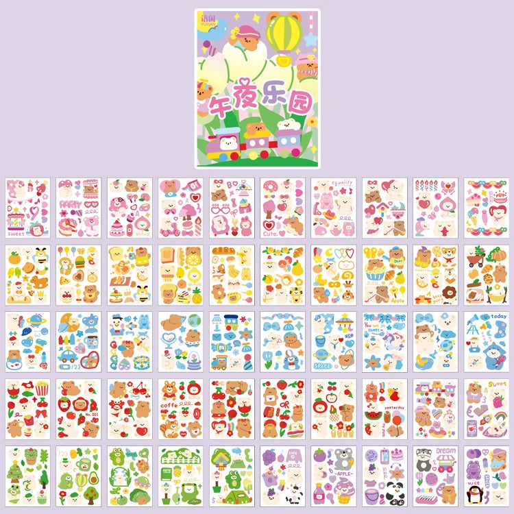 Yoofun Kawaii Colorful Dream Sticker Set | Decorative Stationery for Journaling and S alternate view