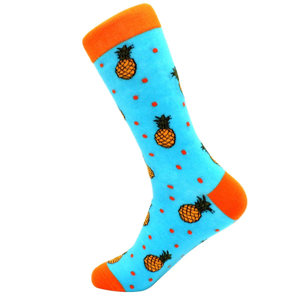 Sock Combed Cotton Funny Men's Big Size Crew Harajuku Hip Hop Thick Long Socks alternate view