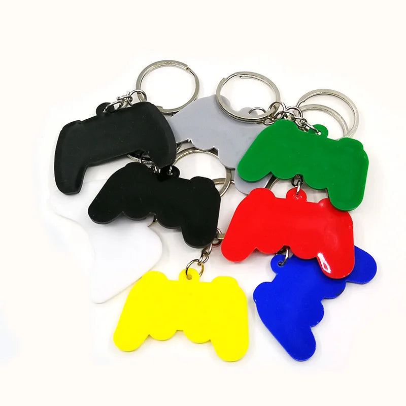 1PCS PVC new style Game Machine Keychain & Keyring Cute Gamepad Joystick Key Chain Keych detail view