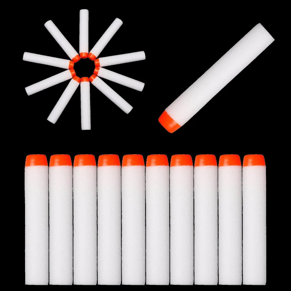 Glow in the Dark Darts 40-Pack | Fluorescent EVA Soft Bullets for Nerf Blasters