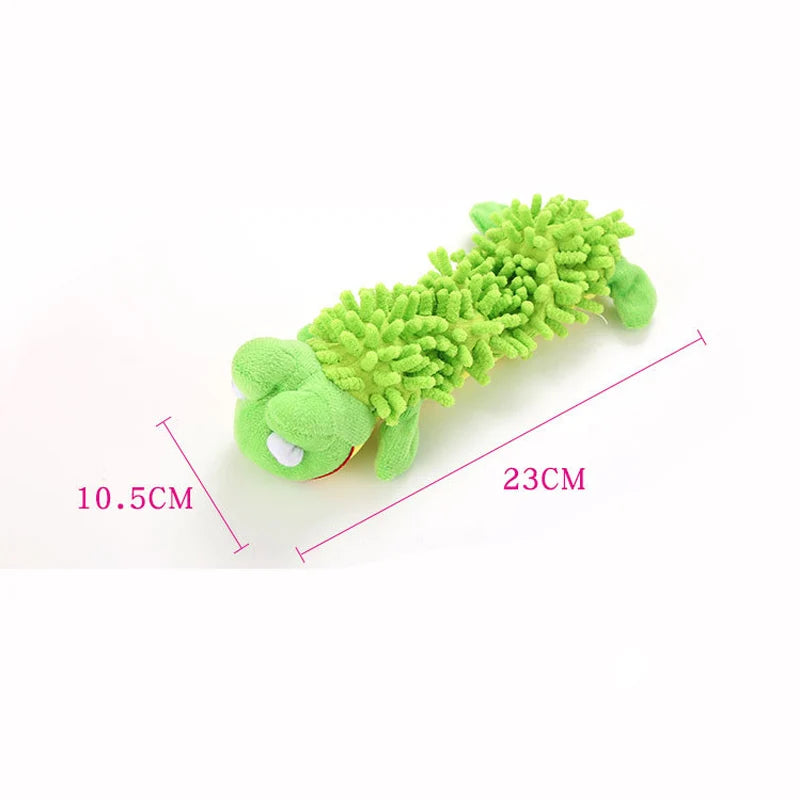 Durable Low Price Pet Dog Plush Toy Animal Shape with Squeaky for Small Dogs Chihuahua close-up view