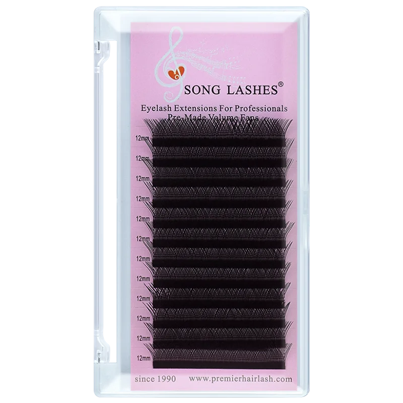 Y Shape Premade Fans Eyelash Extensions | 2D YY Lashes for Salon Use detail view