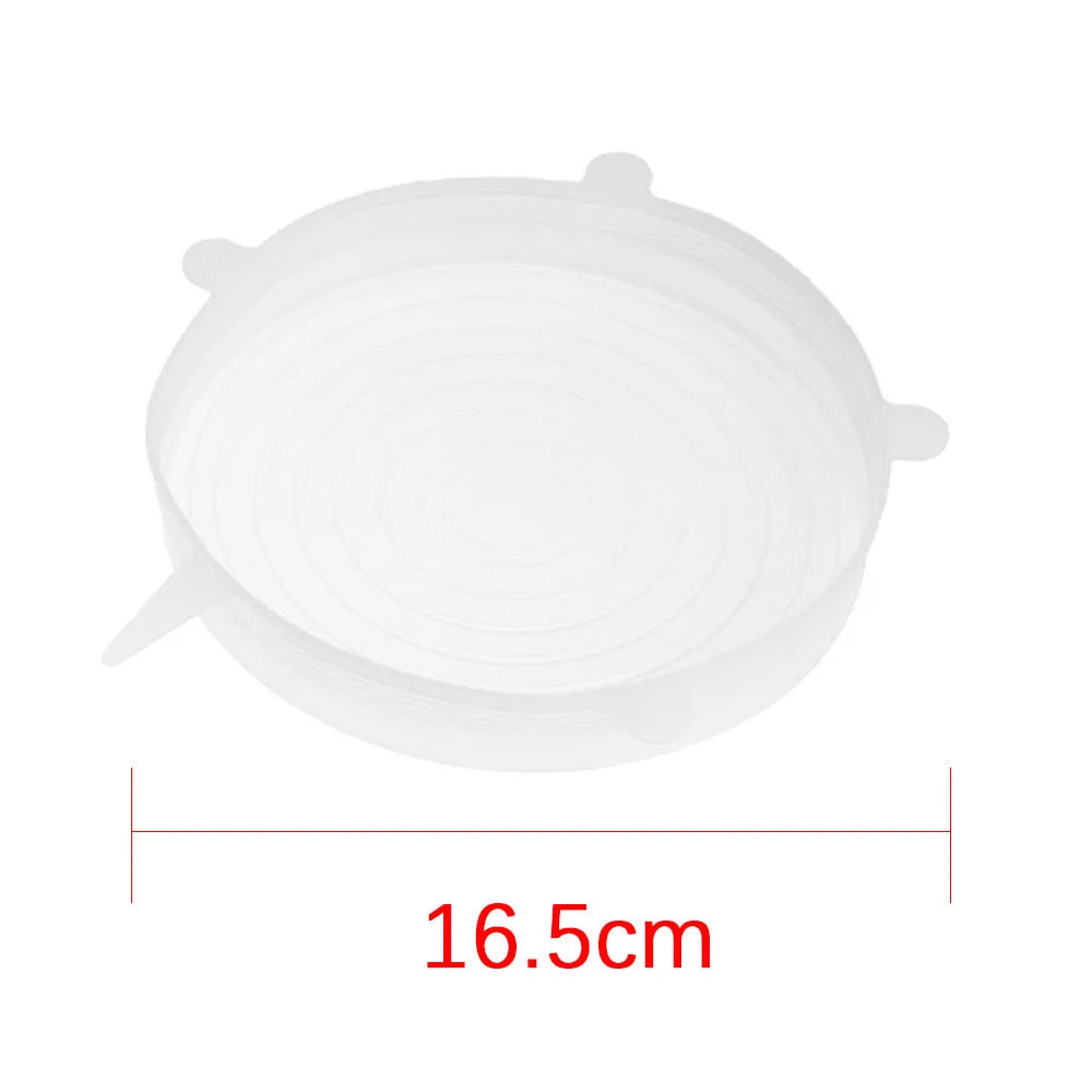 Universal Reusable Silicone Stretch Lids Food Wrap Silicone Cover for Cookware Bowl P alternate view