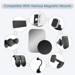 Thin Metal Plate For Magnetic Car Phone Holder Iron Sheet Sticker Disk For Magnet Tabl close-up view