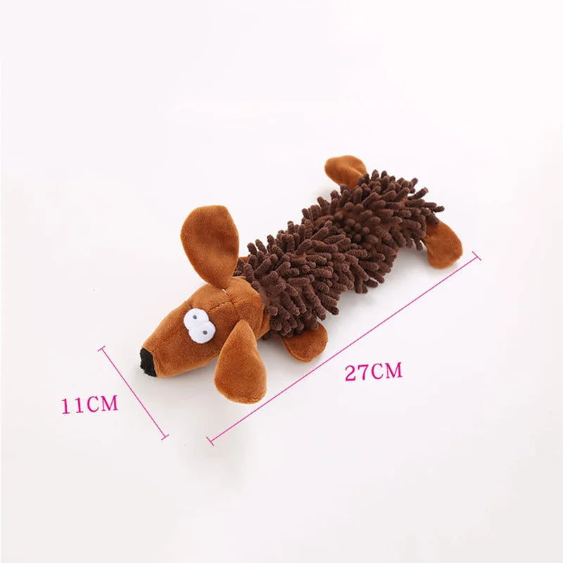 Durable Low Price Pet Dog Plush Toy Animal Shape with Squeaky for Small Dogs Chihuahua Y detail view