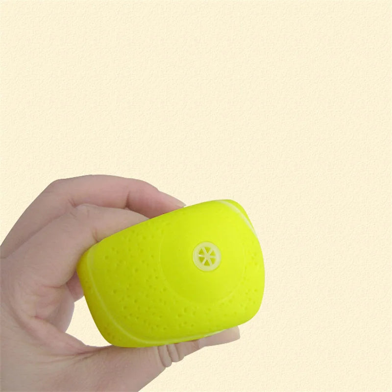 1pcs Diameter 6cm Squeaky Pet Dog Ball Toys for Small Dogs Rubber Chew Puppy Toy Do additional angle