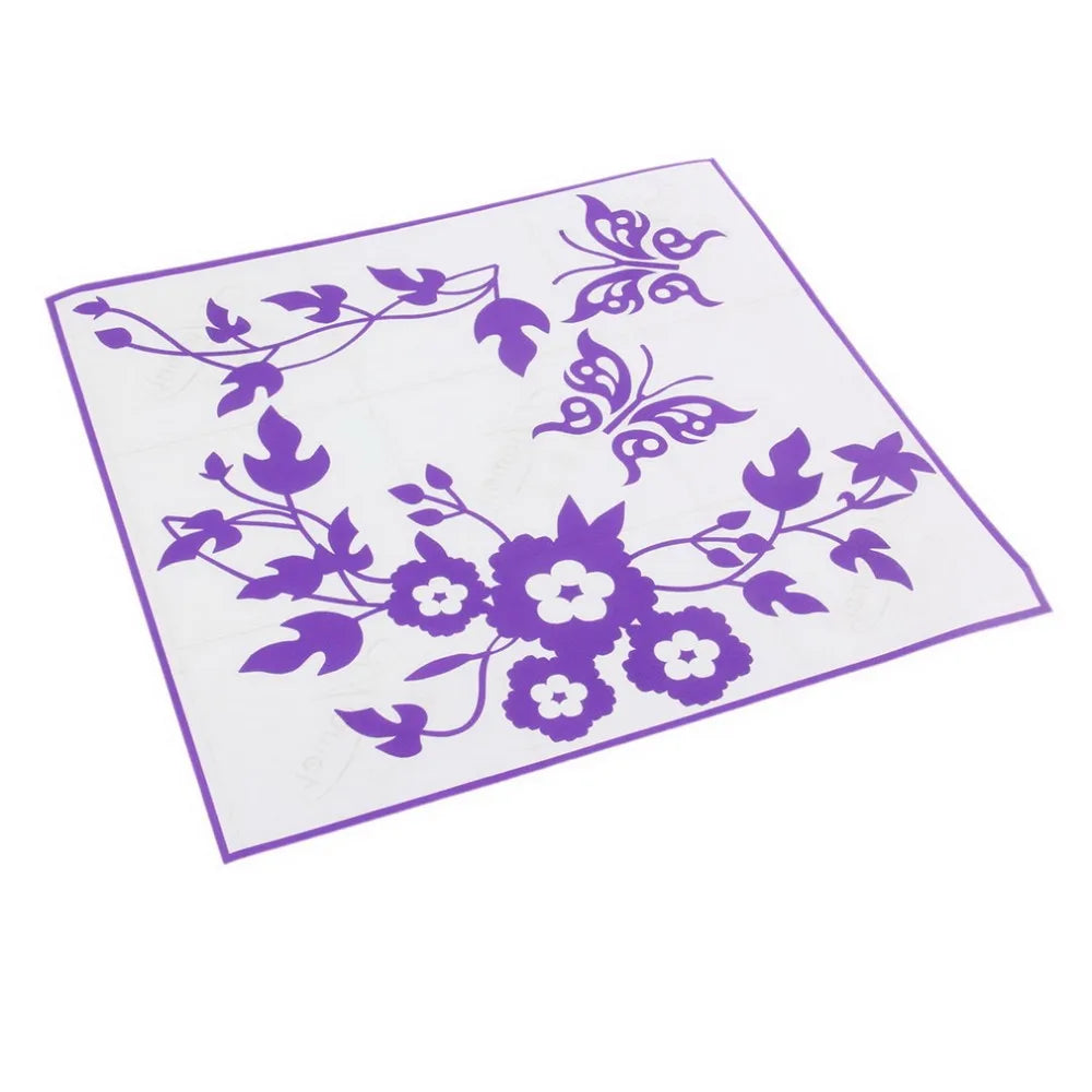 Butterfly Flower Wall Sticker | Bathroom Decor Wall Decals additional angle