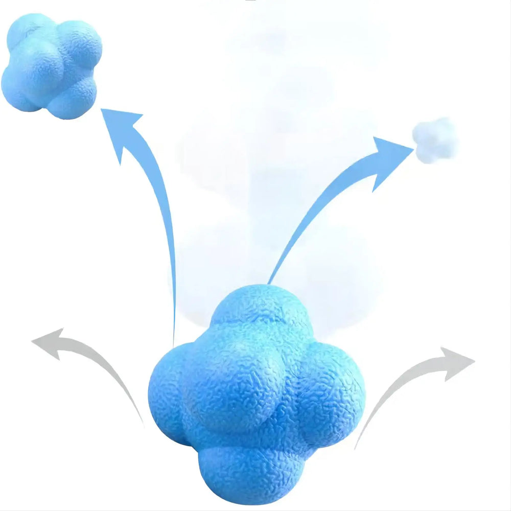 Hexagonal Reaction Ball | Reflex & Agility Training Ball for Sports lifestyle view